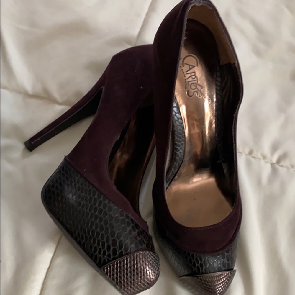 Carlos Santana Purple heel